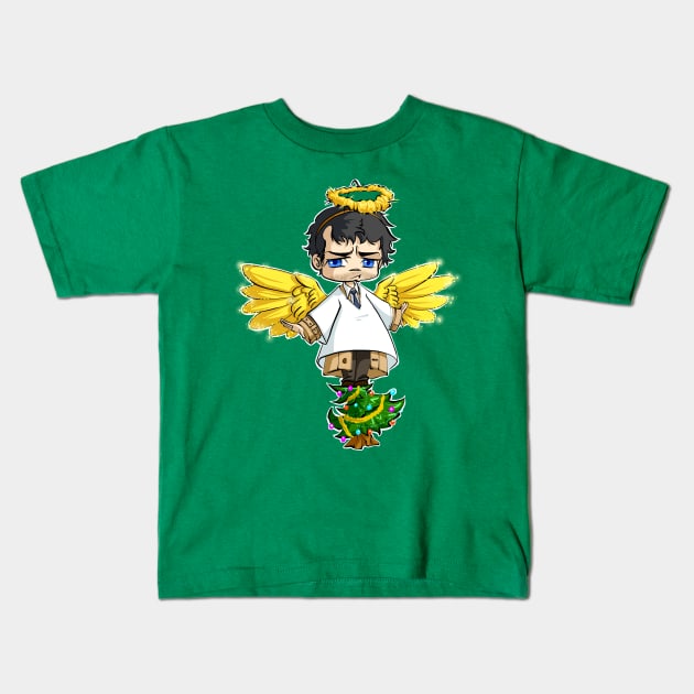 Tree Topper Kids T-Shirt by Meekobits